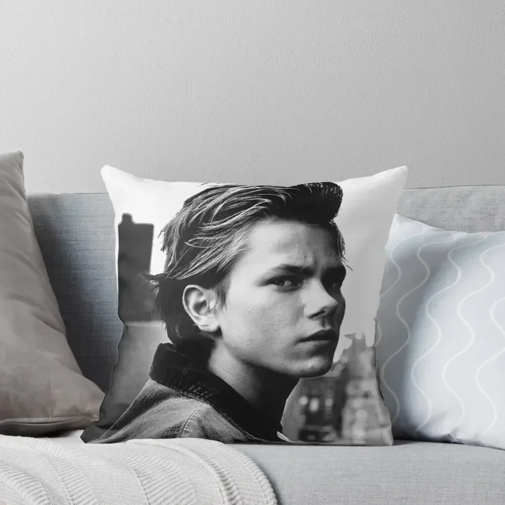 

River Phoenix Throw Pillow home decor items Christmas Covers pillow