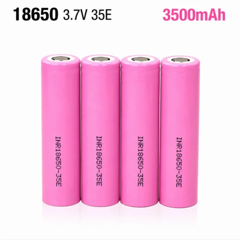INR18650‑35E 18650 3500mAh 3.7V Echte Kapazität Li-Ion Wiederaufladbare Batterie Flachkopfzelle für DIY Elektrowerkzeug-Akkupack Taschenlampe EU Lagerbestand 3‑7 Tage Lieferzeit AliExpress
