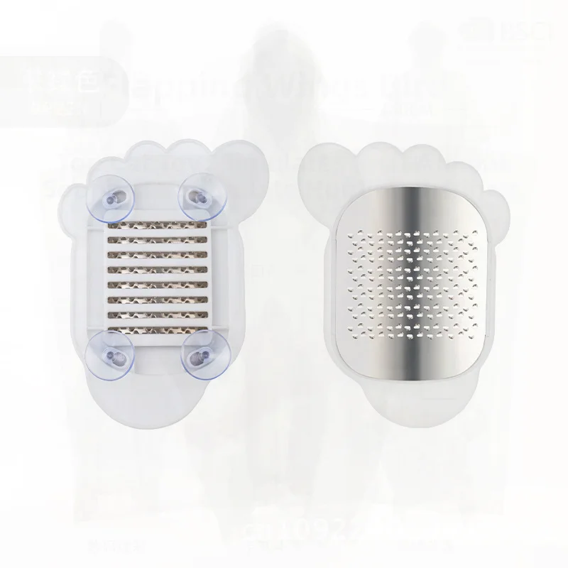 

Stainless Steel Foot Pedicure Grinder File Callus Remover Stone Square Shape Foot Peeling Tool for Smooth Feet Care