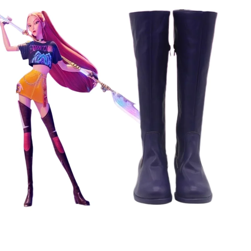 

KPop Demon Hunters Mira Cosplay Shoes Anime HUNTR/X Mira Cos Outfit Shoes Boots For Hallowmas Party Comicon Adult Women Men
