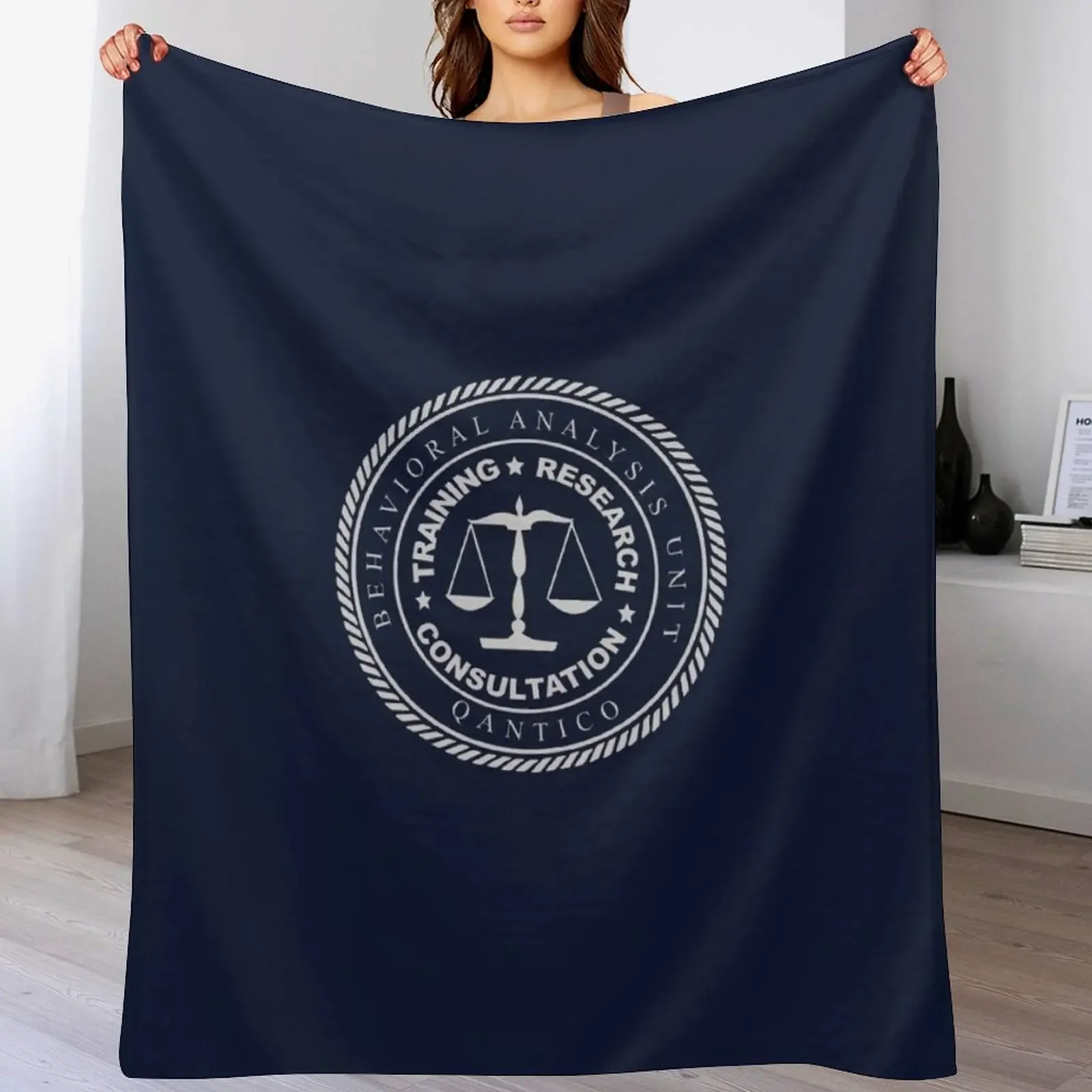 

BAU - Logo Throw Blanket Luxury Travel Cute Plaid Blankets