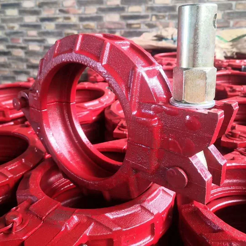 Concrete Pump Truck 125 Ground Pump High Pressure Pipe Clamp Pipe Hoop  Buckle 100 Pump  Clamp Conveyor
