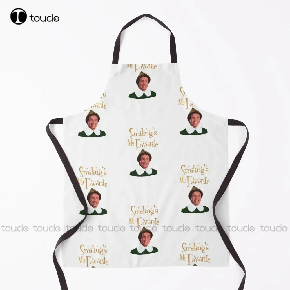 

Фартук Buddy The Elf - Smiling My Favorite, детские фартуки для женщин и мужчин, унисекс, для взрослых, садовый, кухонный, фартук для уборки дома