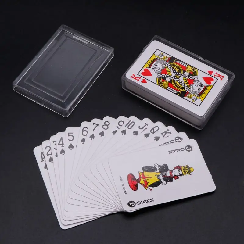 Yunyun Paper Card Traveling Deck of Card Festival Party Game Fornecimento para meninos meninas