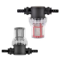 Garden Irrigation and Aquarium Pump Strainer with 16/20/25mm Barbed Faucet Connector for Farm Greenhouse Agriculture