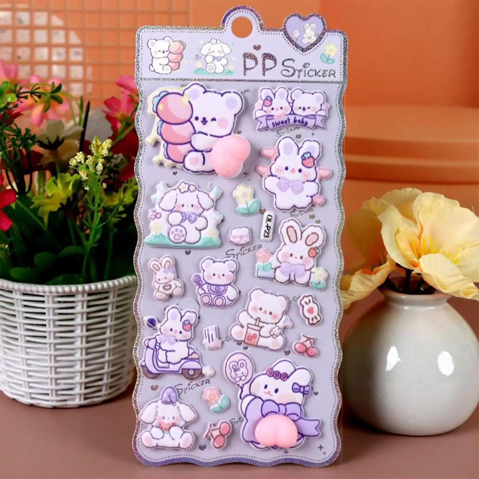 

3D Stickers Relief Animal Decals Scrapbook Supplies Cute Animal Stickers Funny Decals For Office Crafts Scrapbooking Notebook