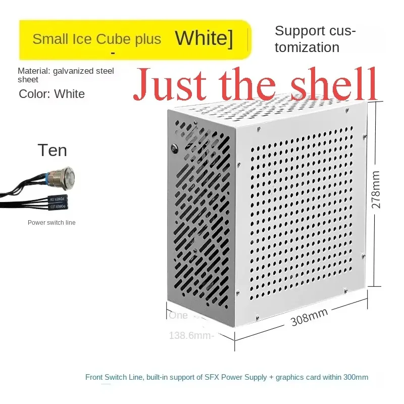 

Mini Desktop Computer, Gaming and Esports Case, ITX Compact and Portable Handheld Office DIY Shell