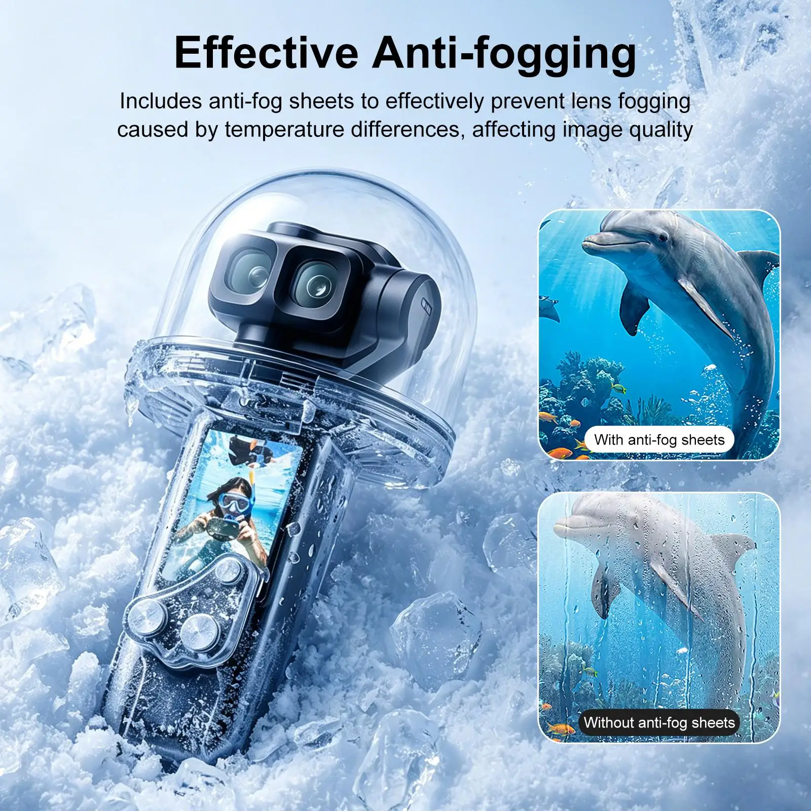 PULUZ 50m Underwater Waterproof Housing Diving Case For DJI Osmo Pocket 4P Dive Shell Camera Accessories view 5