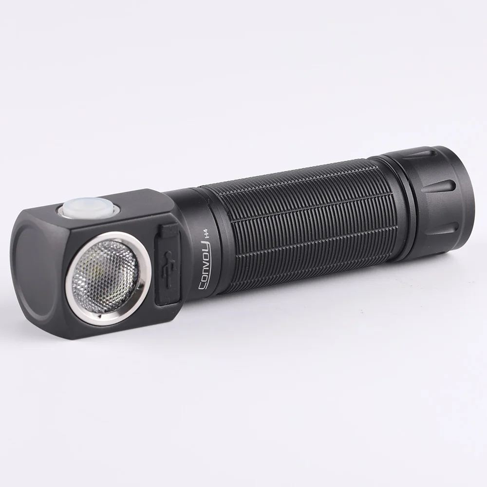 Convoy H4 Led Flashlight+Headlight 519A Linterna Multifunctional 21700 Flash Light Fishing Torch Type-C HeadLamp Head Lamp