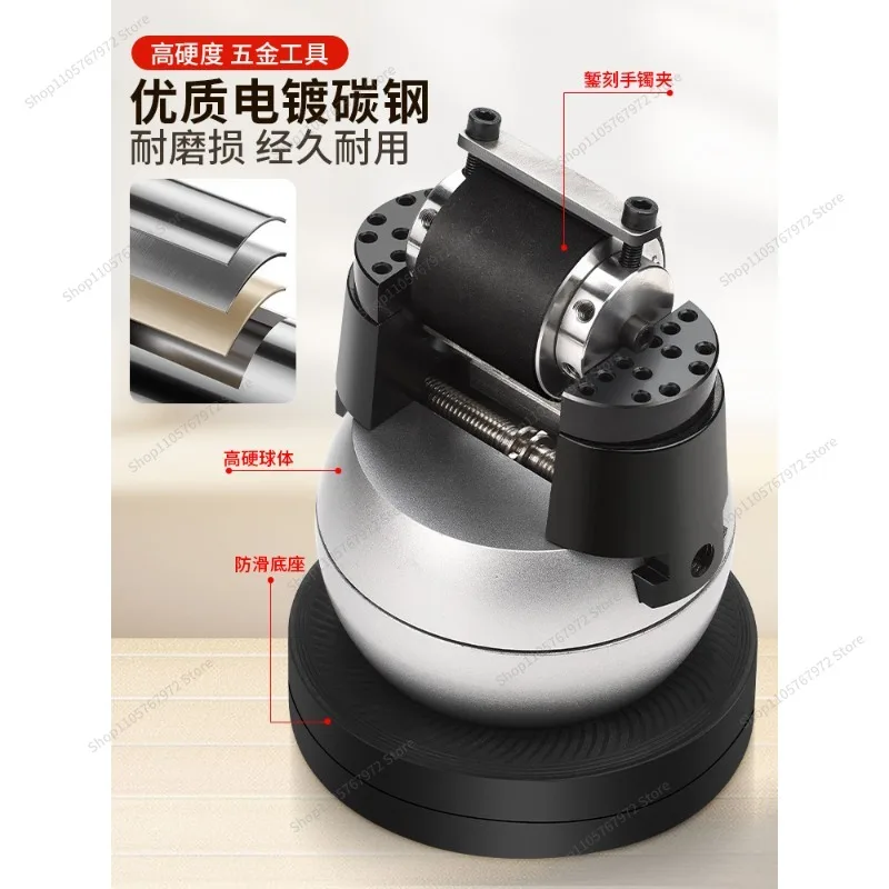 For 360-degree bracelet variable diameter chisel, stone seat, jewelry, micro-inlay fixed table, bracelet processing, gold tools