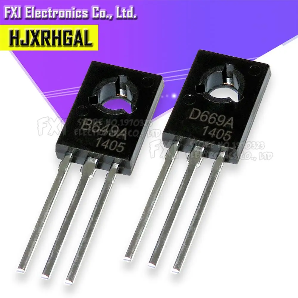TO-126 TO126, 2SB649, 2SD669, 2SB772, 2SD882, 2SD669A, D669, B649, B772, D882, 10 개