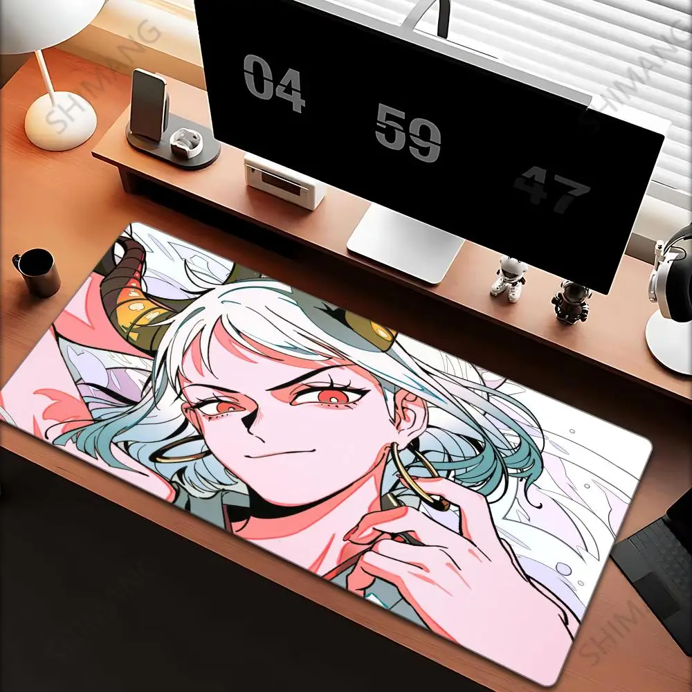 

Anime Mouse Pad Gamer Computer Accessories Desk Mat O-one P-piece Yamato 900x400 Playmat Gaming Deskmat Mousepad Large Pc Carpet