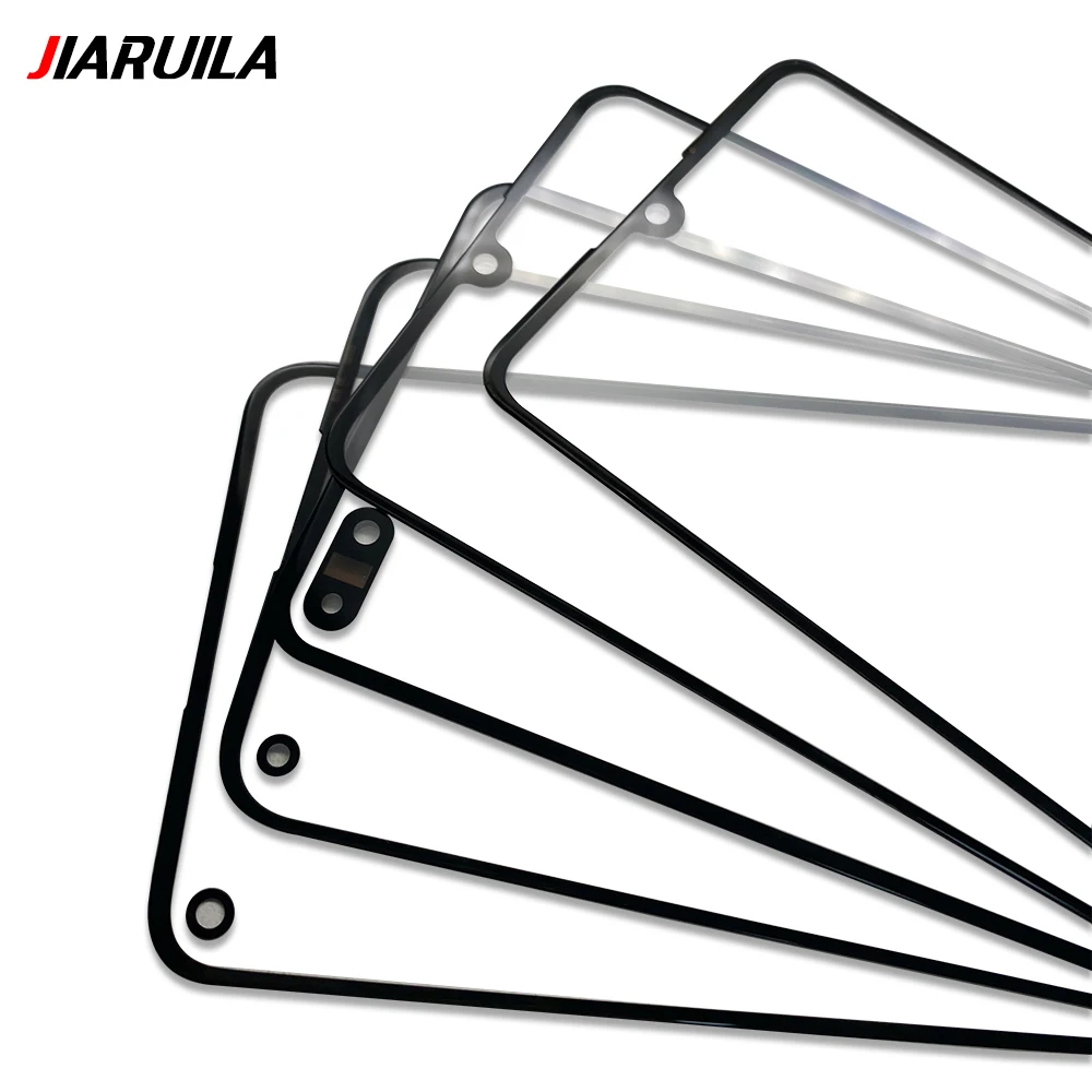 LCD Front Touch Screen Glass Outer Lens With OCA Film For Huawei P30 P40 Lite E Y6P Y7A Y7P Y8P Y8S Y9 2019 With OCA Screen