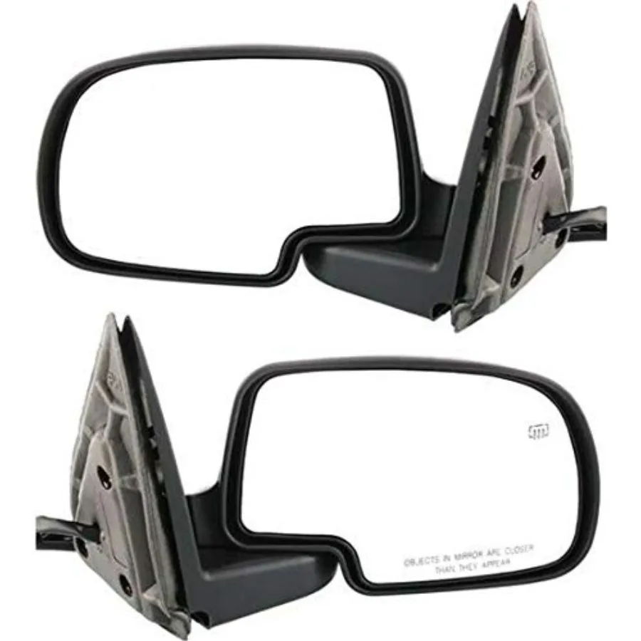 

Kool Vue Heated Side Mirrors for Chevrolet Silverado 1500 2500 HD Tahoe 2003-2006 Manual Fold Blind Spot Mirrors 2 Pack Memory