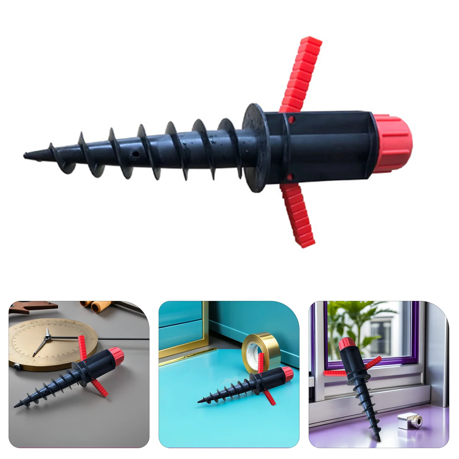 

1pc Premium Sun Umbrella Anchor Beach Sand Sturdy Lightweight Easy Carry Folding Handle Outdoor Garden Blocking Windproof