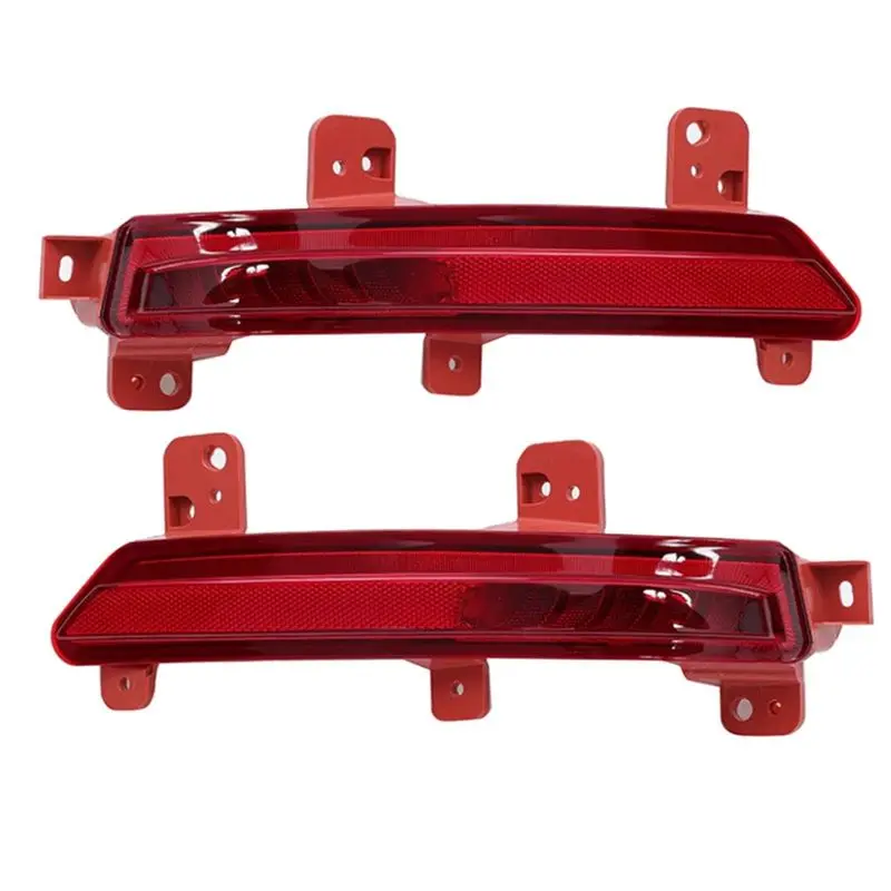 

M93K-1Pair Rear Bumper Fog Light Reflector Stop Light Rear Foglamp Brake Warning Lamp For Geely Xingyue L Monjaro 2022 2023