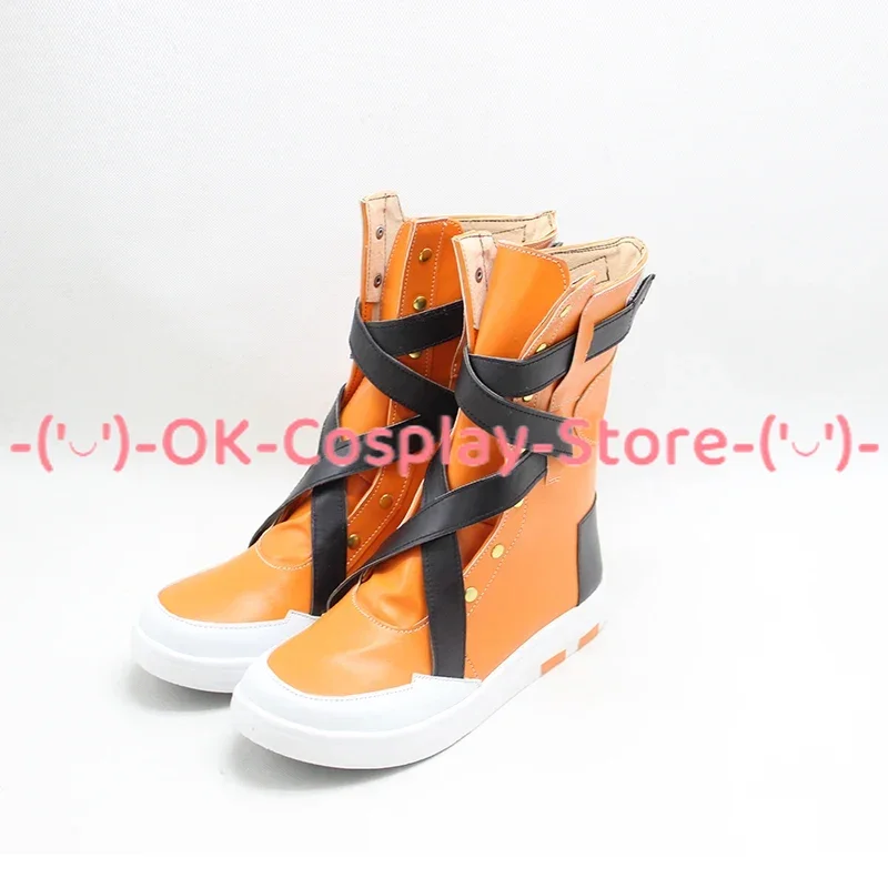 Chaussures de Cosplay pour Halloween, Bottes de Carnaval en PU, Accessoires de Jeu Twisted Wonderland sur Mesure