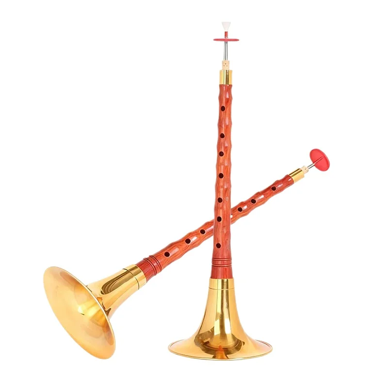 

Практика Suona для начинающих, традиционная китайская народная музыкальная Suonas, прочный деревянный рог Suona, профессиональные духовые инструменты для выступлений