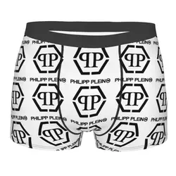 Sexy Boxer Shorts Panties Men's Philipps Pleining Underwear Breathable Underpants for Homme