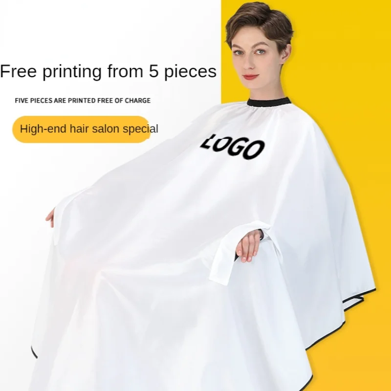 Barber custom Ultra large transparent hairdressing apron non-stick  professional  salon Barbershop