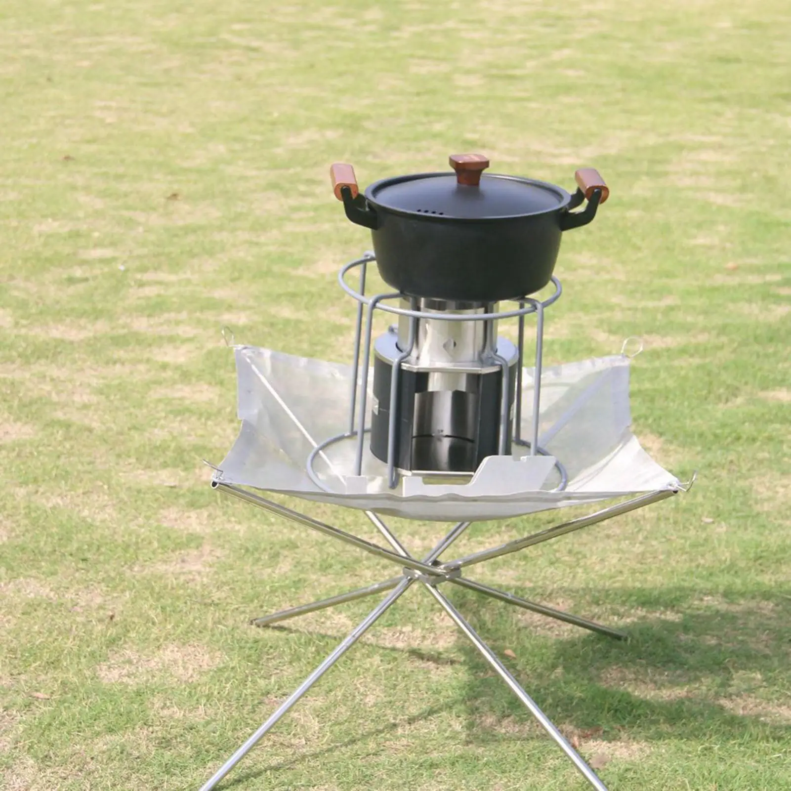 

Fire Pits For Outside Foldable Portable Camping Fire Pit Mesh Weatherproof Rust-Proof Fireplaces For Backyard Barbecue Bonfire