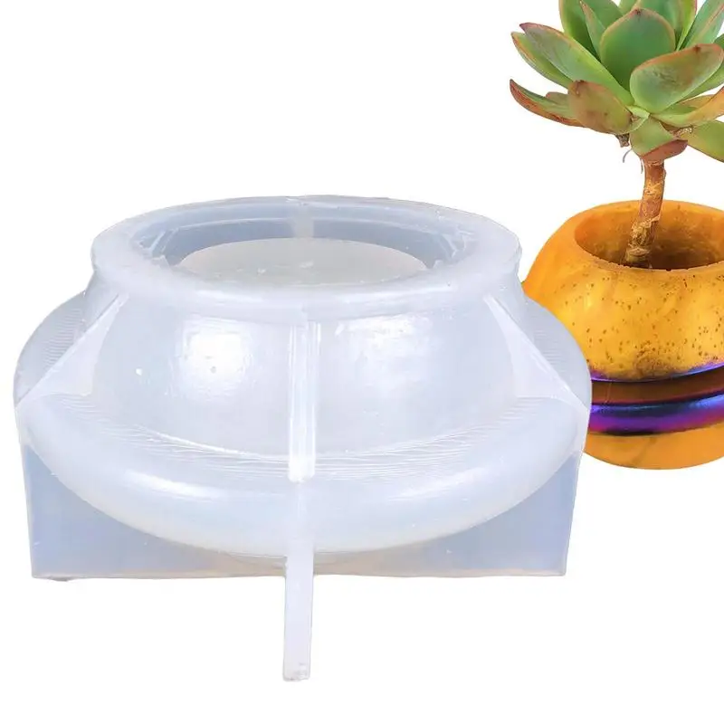 Planter Molds For Cement Planet Shape Garden Decorations Mould Sturdy Easy Demould Planter Mold For Indoor Planters Succulents