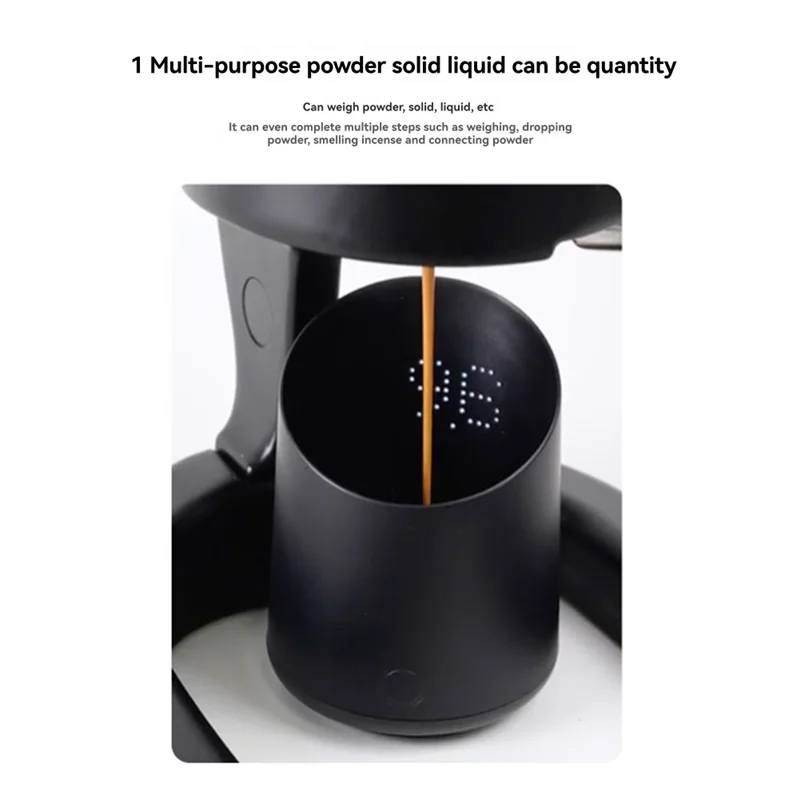 

B47B-Electronic Coffee Scale With Waterproof Weighing Cup For Espresso,Pour-Over,Drip Coffee Digital Coffee Scale Dosing Cup