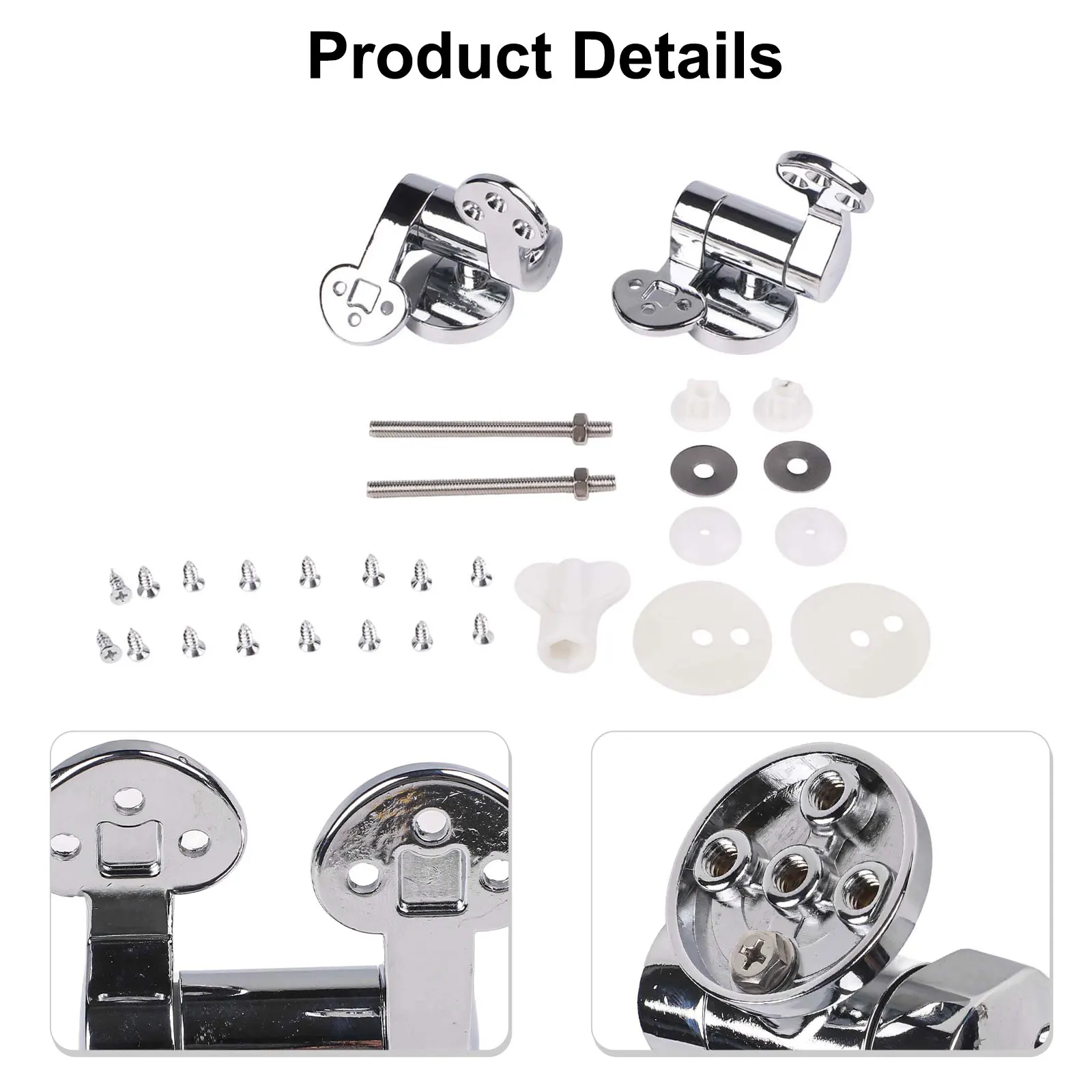 

Hinge Set 72.5*63mm Replacement Parts Easy Installation Fashionable Appearance Premium Materials Quiet Close Mechanism