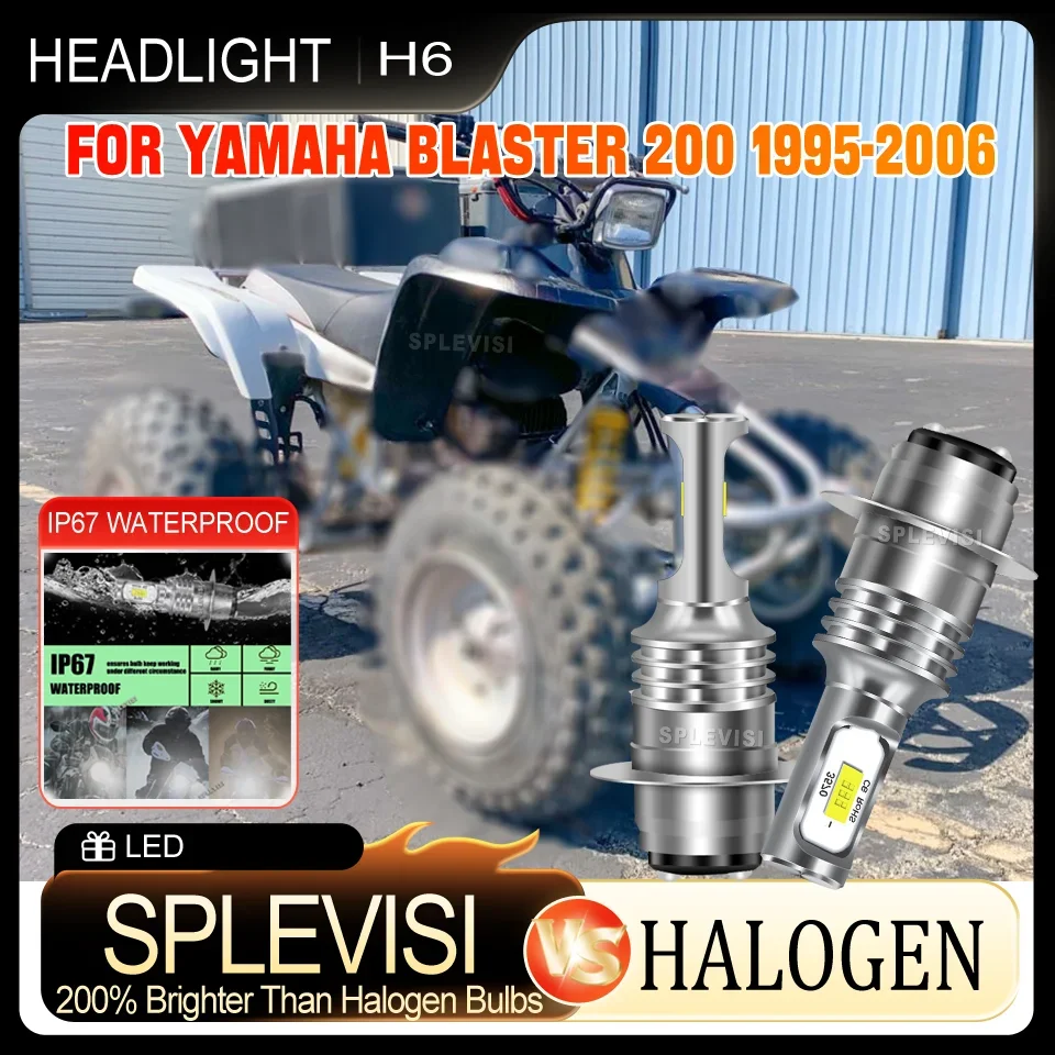 LED Reliable Night Driving H6 motorcycle Headlight For Yamaha Blaster 200 1995 1996 1997 1998 1999 2000 2001 2002 2003 2004-2006
