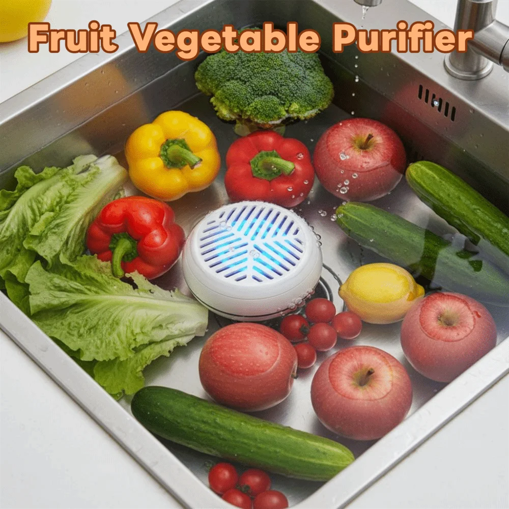 

Intelligent Wireless Fruit Vegetable Purifier Automatic Sensor Long Battery Life Fruit Vegetable Washing Machine Waterproof Mini