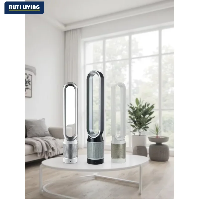 42 Inch New Leafless Fan Silent Home Desktop Floor Remote Control Tower Fan Air Purification Electric Fan