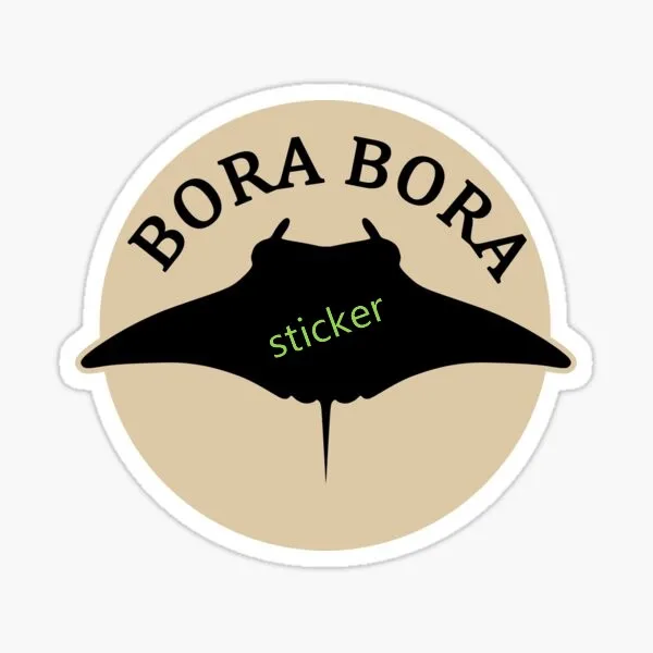 

Bora Bora French Polynesia Car Stickers Occlusion Scratch Decal Suitable for RV JDM Decoration