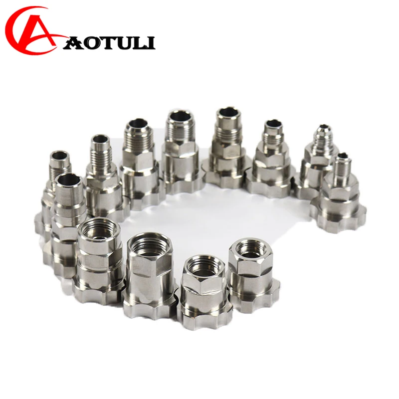 

Spray Gun Adapter Stainless Steel Material Suitable For SATA Devilbiss Iwata Warte Avalon Car Painting Tool Link Rod Adapter