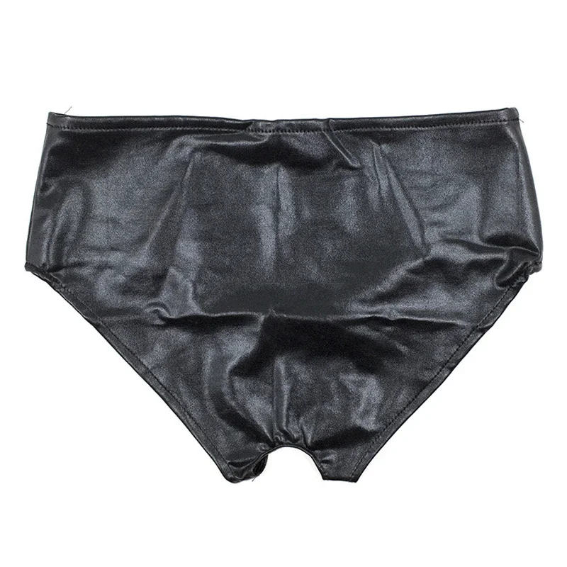 Culotte sexy sans entrejambe pour femmes, slip à entrejambe ouvert, lingerie pour jeux adultes, sangle sur pénis, culotte de chasteté avec trou