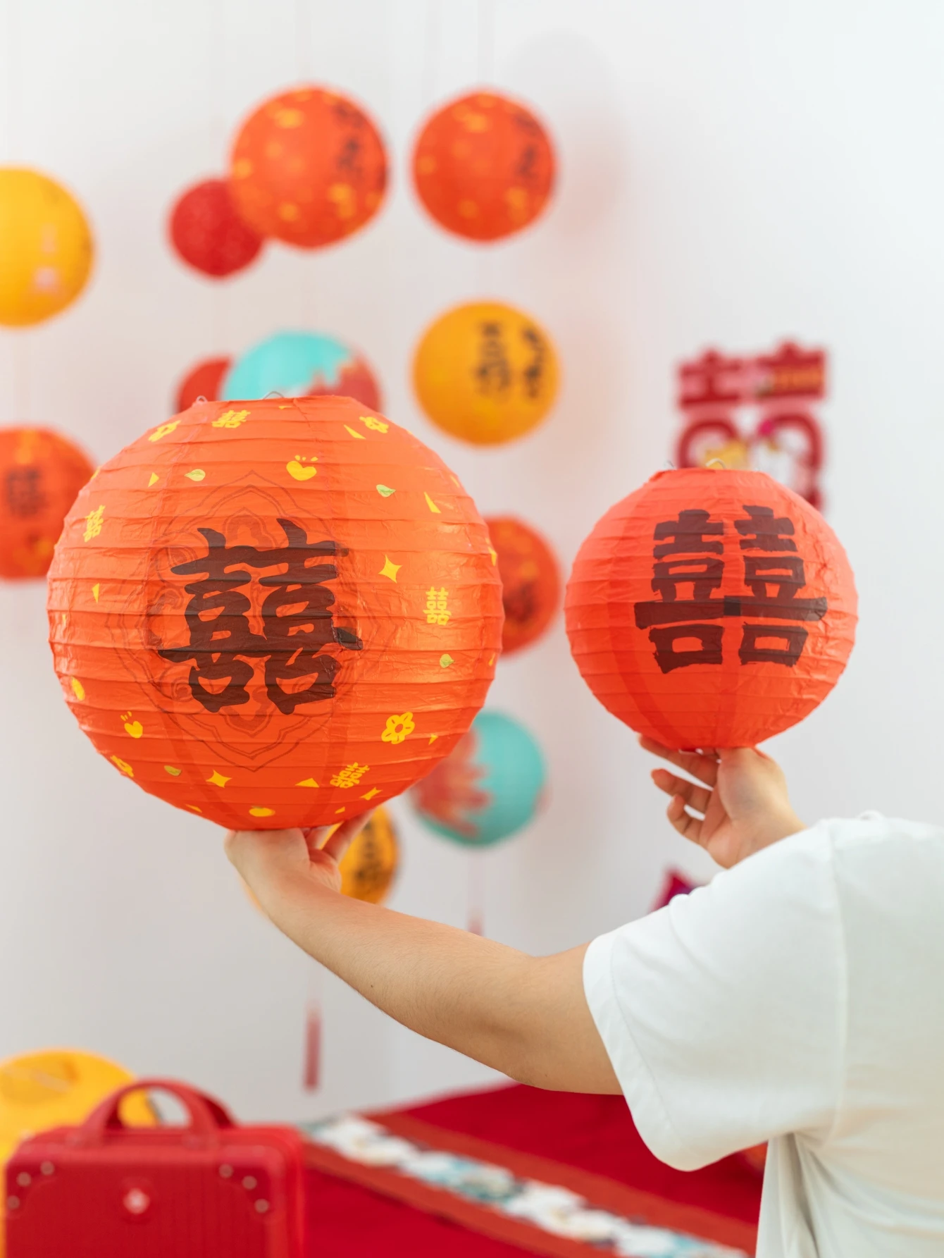 30cm Multi Color Paper Lantern Foldable Paper Lanterns for Home Wedding Scene Birthday New Year Holiday Festival Party Decor