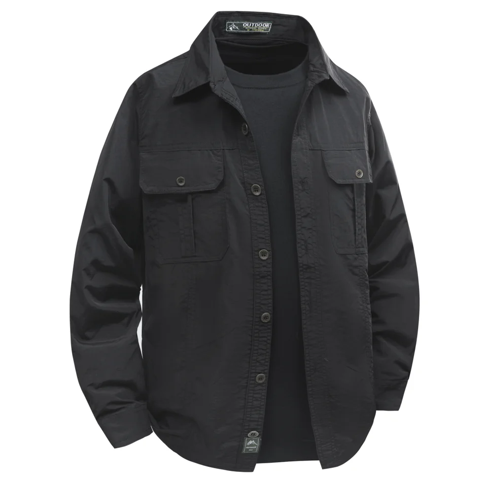 

Мужская быстросохнущая дышащая рубашка с длинными рукавами и защитой от солнца, уличная солнцезащитная рубашка, легкая и дышащая, удобная, быстросохнущая