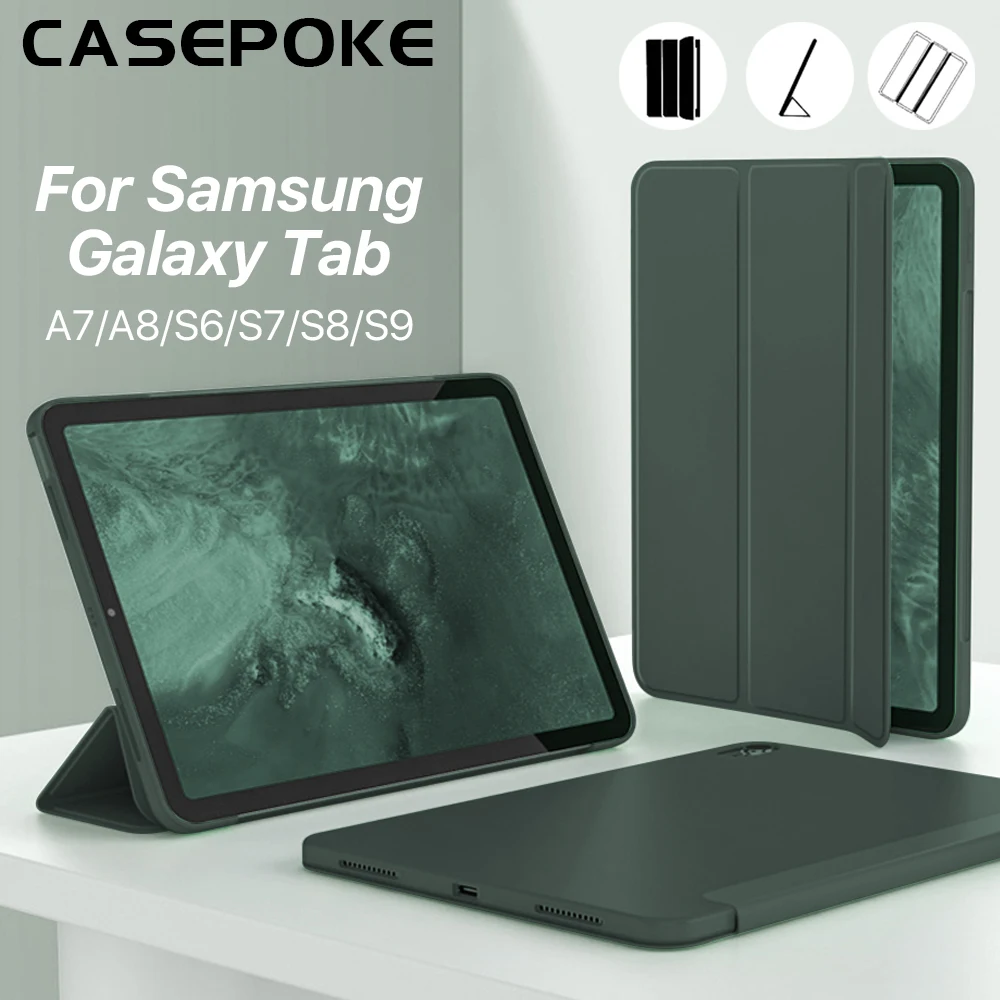 Polski Etui na Tablet Samsung Galaxy akcesoria Tab S6 Lite A8 A7 S7FE S9 do Samsung Galaxy Tab S7 S8 S9 Plus 12.4 pokrowiec ochronny