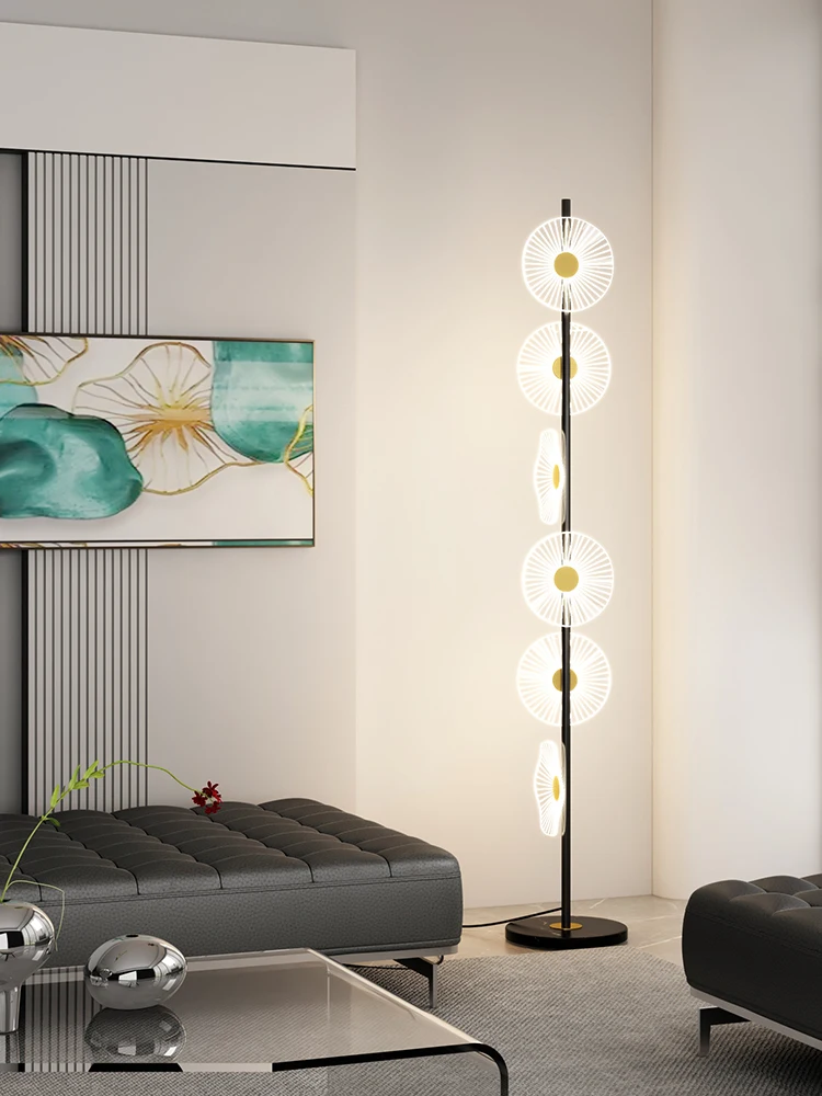 New Design LED Flower Warm Light  Changeble Living Room Sofa side Bedside Decoraction Modern Russia Popular Floor Lamp