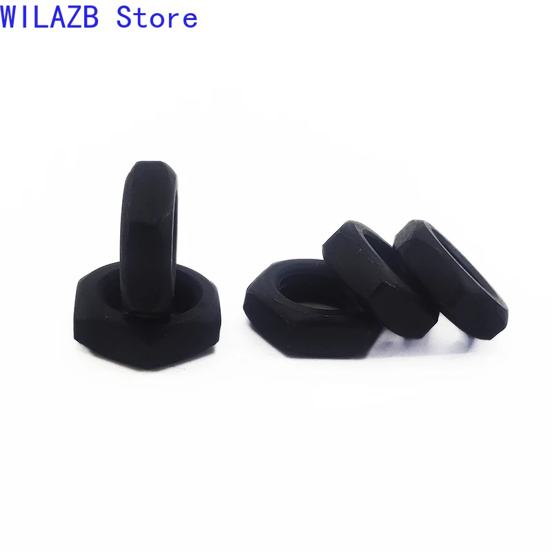 

Thin Nuts Chamfered Fine Pitch Thread Black M6-M16 for Industrial Use DIN439 GB6173 Zinc Plate Carbon Steel Hexagon