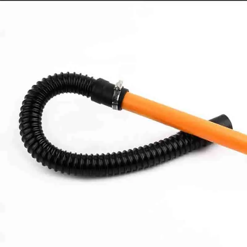 1 Meter Schwarzer PVC-Staubabsaugschlauch mit Weichgummi-Verbindung 20-50mm ID Vakuum-Abgas-Abluftschlauch für Staubabsaugung – Detail 1
