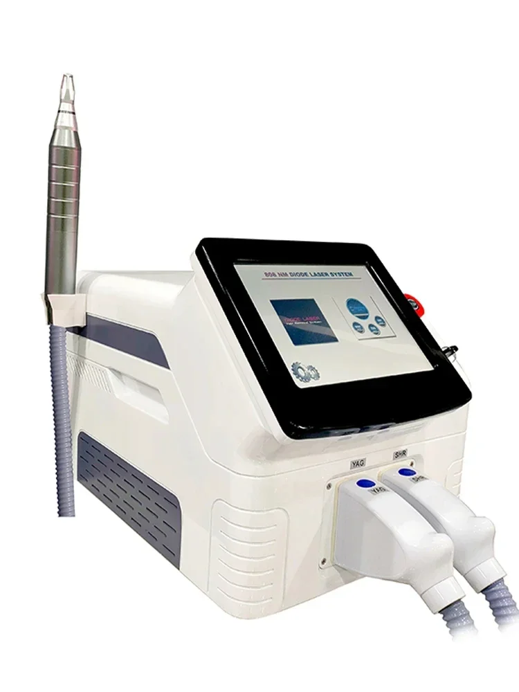 CE nieuwste fabrieksprijs 2 in 1 diodelaser 808nm ontharing en pico picosecond laser tattoo verwijdering machine