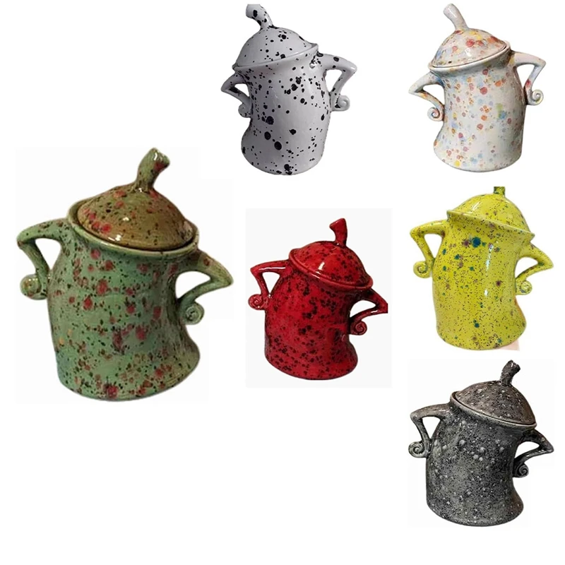 風通しの良い,楽しい,密閉されたキッチン収納キャニスター,密閉された蓋付きのかわいいフードジャー