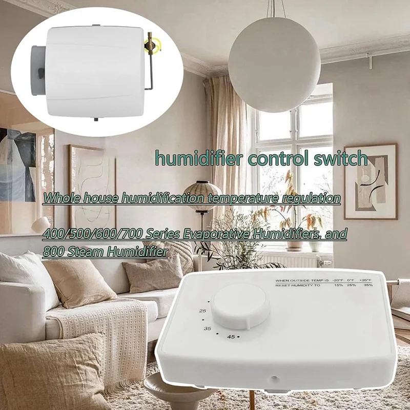 A44F-4655 Digital Control Humidistat Control Switch For Whole-House Duct Or Wall Mounted Humidifier Control Humidistat 110V