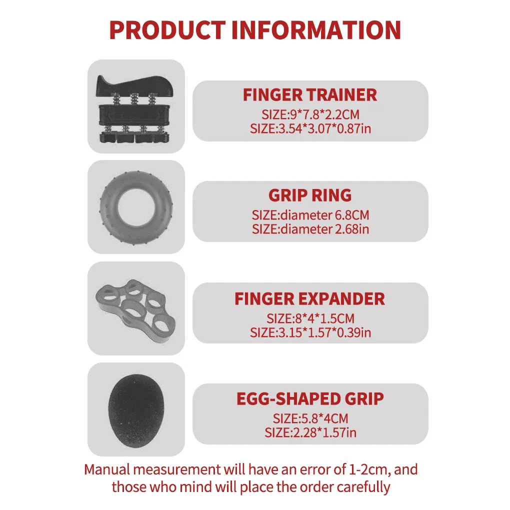 Adjustable Finger And Forearm Strengthening Kit - Improve Grip Strength And Flexibility With Resistance Hand Grippers image 2