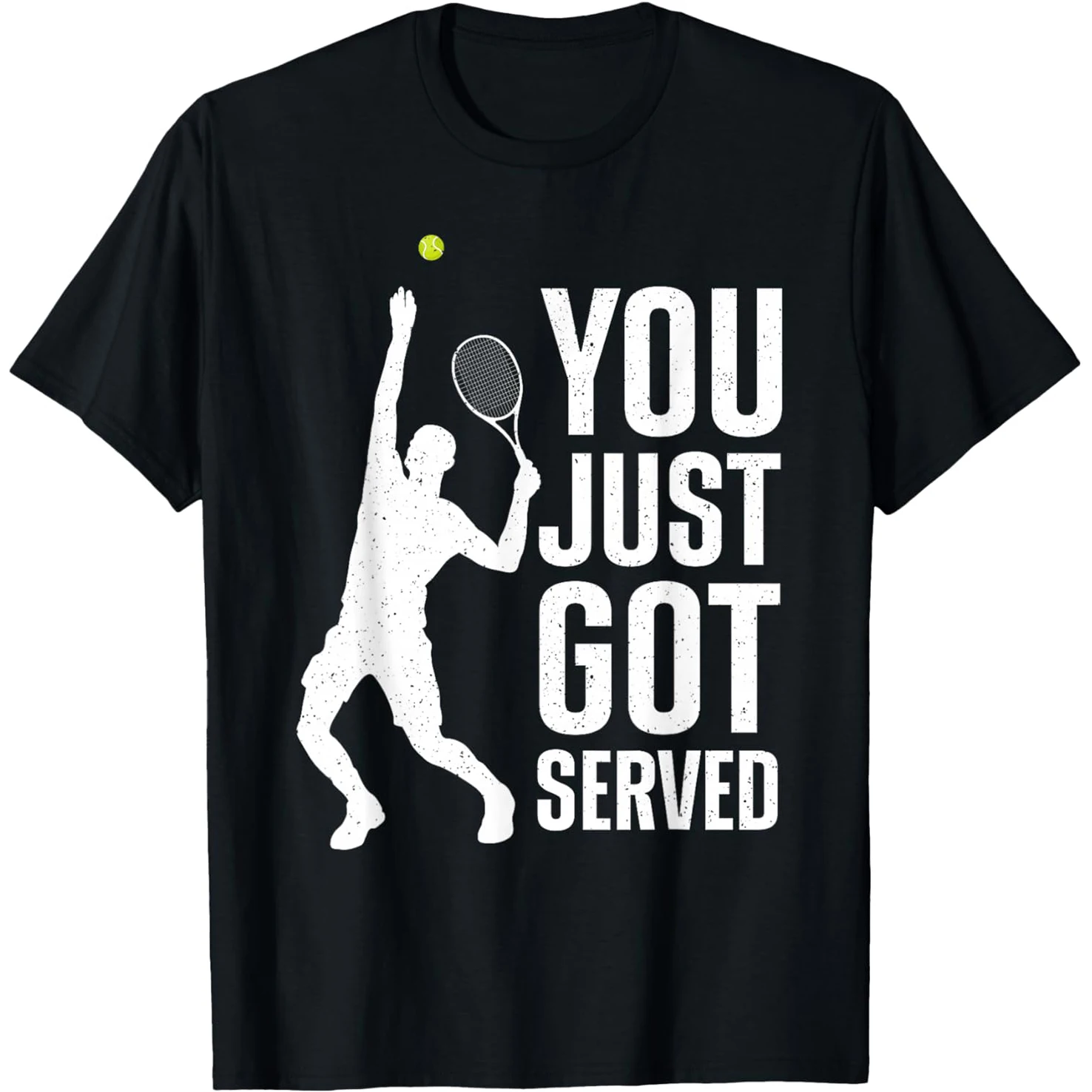 Tennis-Spieler Bälle Lustiges Schläger-Spiel T-Shirts Herren Reine Baumwolle Humor Streetwear T-Shirt Kurzarm Unisex Lockere Kleidung – Detail 2