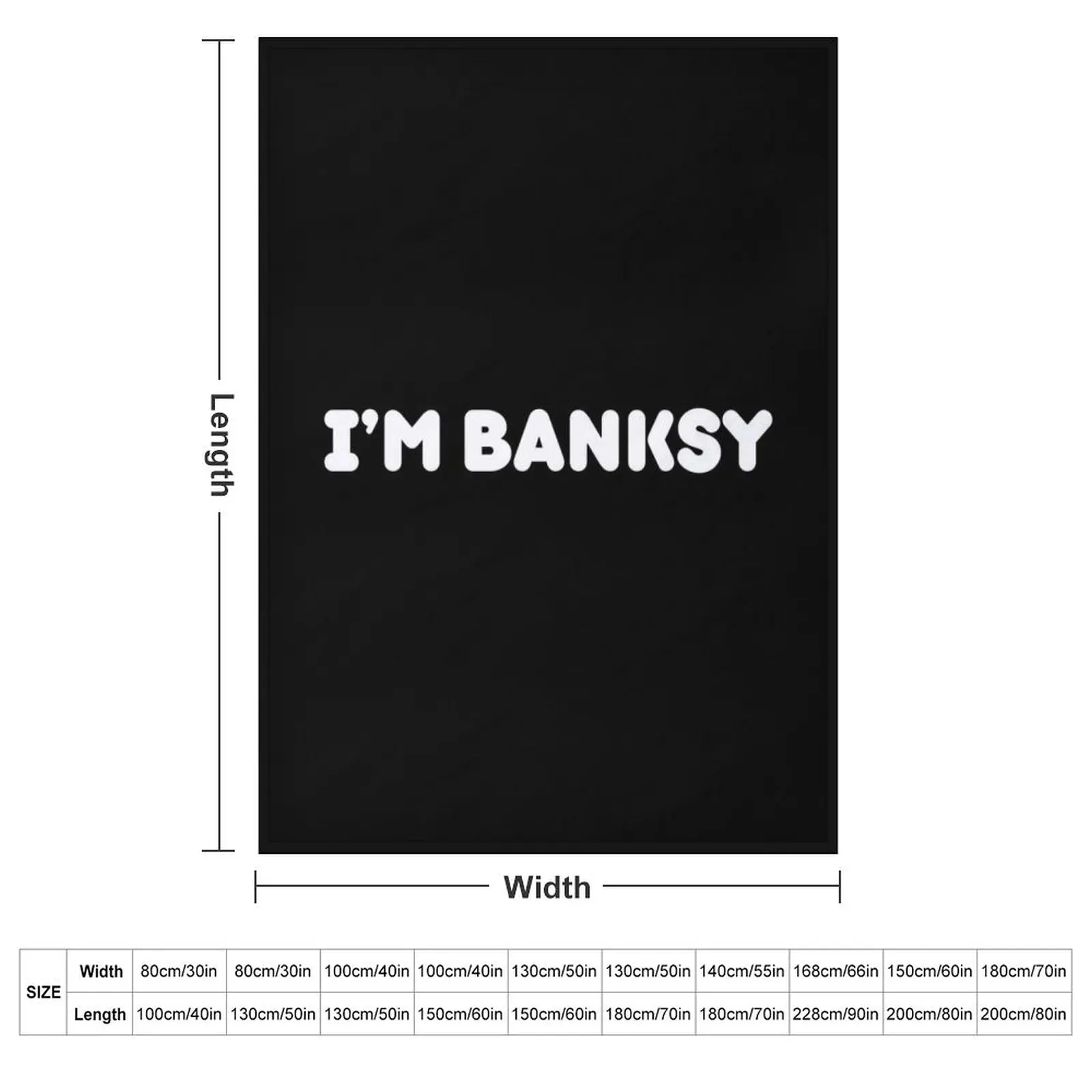 Ia??M BANKSY Lonod banksy Banksy Throw Blanket Stuffeds Decorative Beds anime Plush sofa bed cosplay anime Blankets