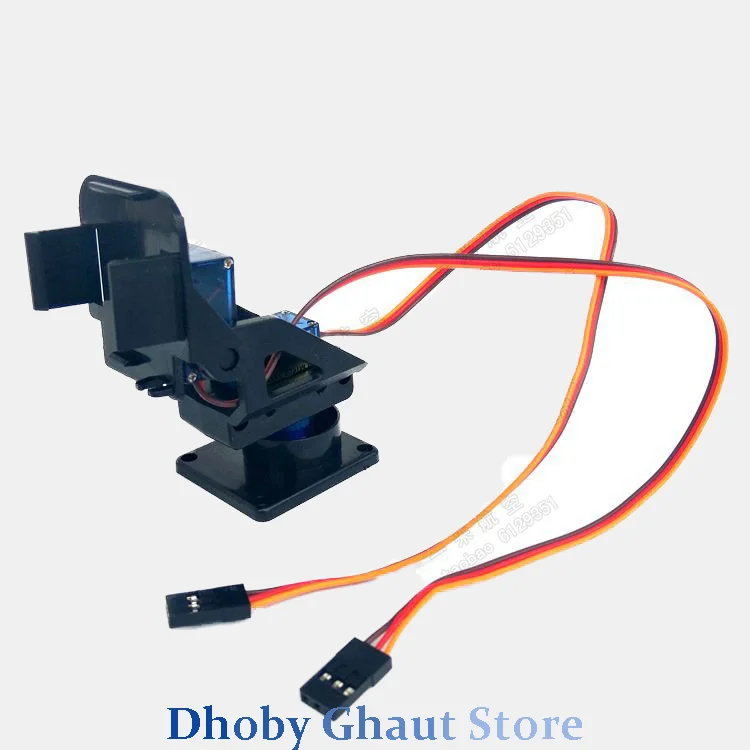 Pan Tilt Two Axis PTZ Ultrasonic Aerial Model FPV Camera Support Accessories Servo Stand Dual 2-Axis Mini Plastic FPV Camera PTZ