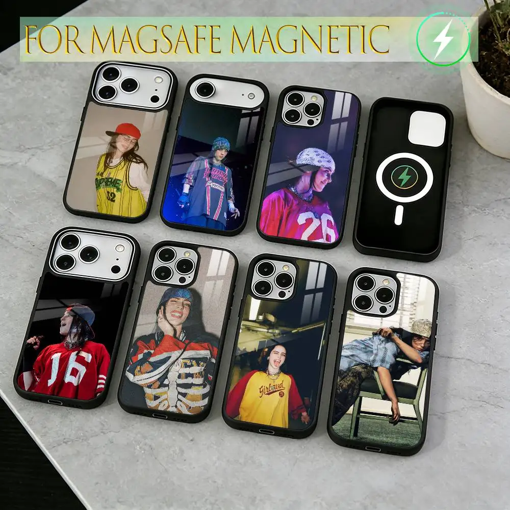

Hot LUNCH B-BILLIES SINGER Phone Case For iPhone17,16,15,14,13,12,11 Plus,Pro Magnetic with Magsafe Wireless Charging