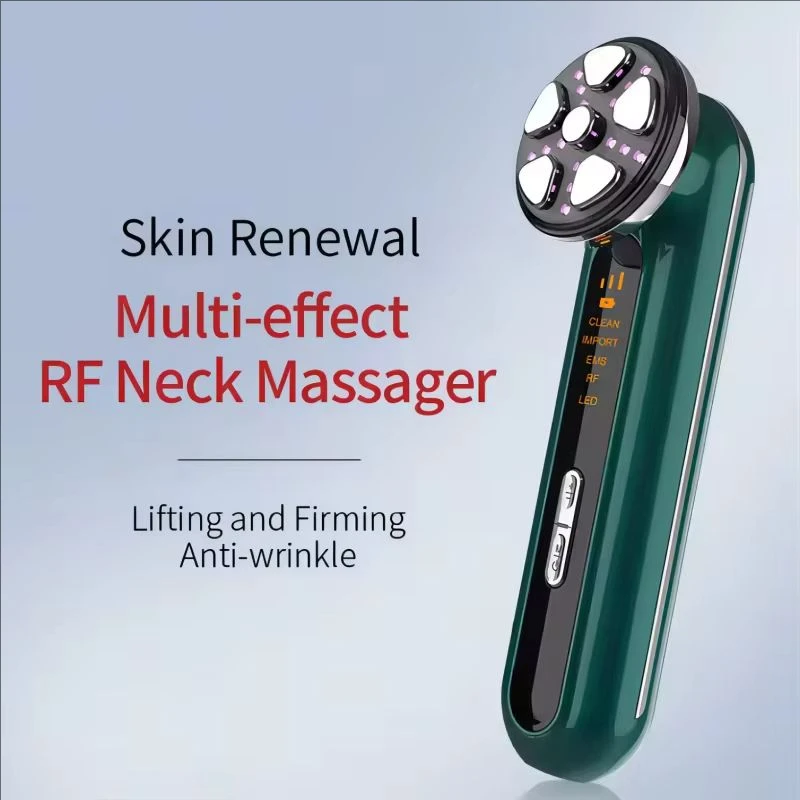 Beauty device Microcurrent RF beauty device household color light negative  facial massage instrument Led Licht Therapie