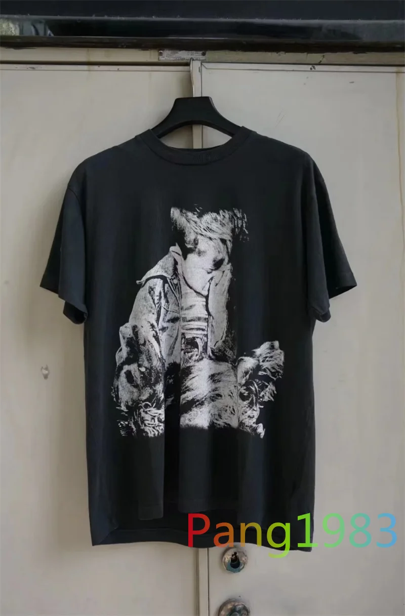 

ERD Face Covering Boys' T-shirt Men Women 1:1 High Quality Text Printed Short Sleeve T Shirt